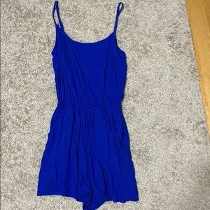 Royal blue romper